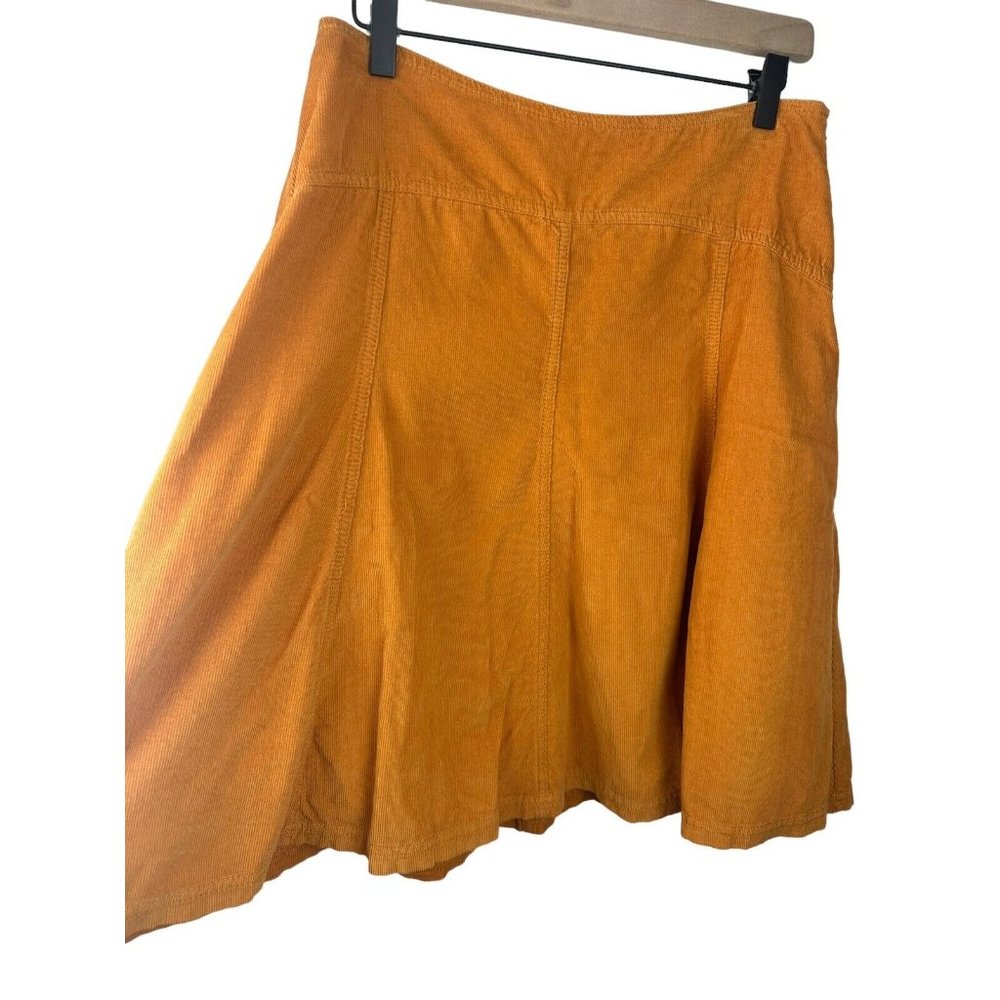 Boden Orange A-Line Skirt